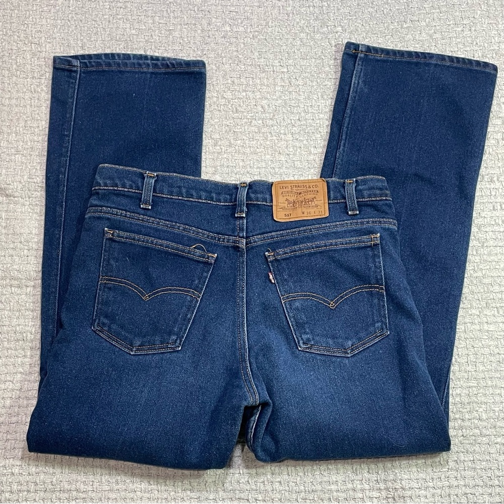 Levi’s 517 Men’s Slim Fit Bootcut Red Batwing Vintage 1993 Size 36x31